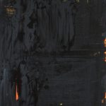 Obraz abstrakcyjny inspirowany pożarem domu