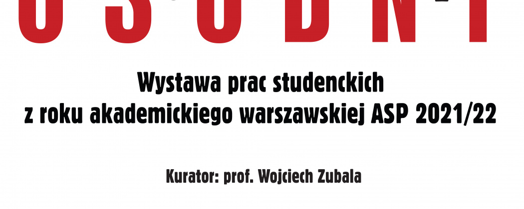 “Pokaz Osobny” – plakat do wystawy prac studenckich w Salonie Akademii 8 – 22 lipca 2022